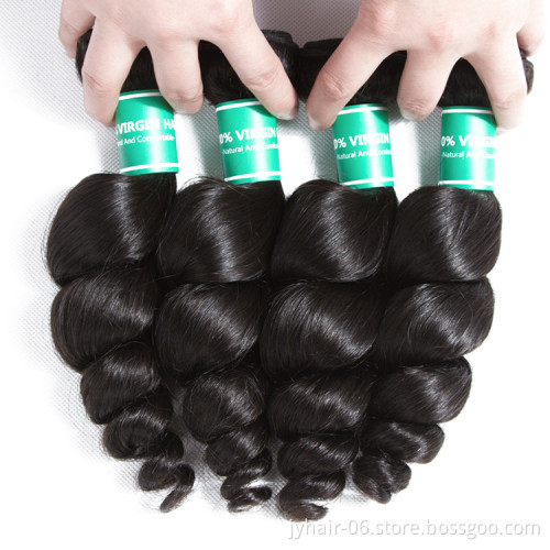 Direct Price Long Life Service Brazilian Loose Wave Hair Weave , No Chemical Treated Brazilian Human Hair